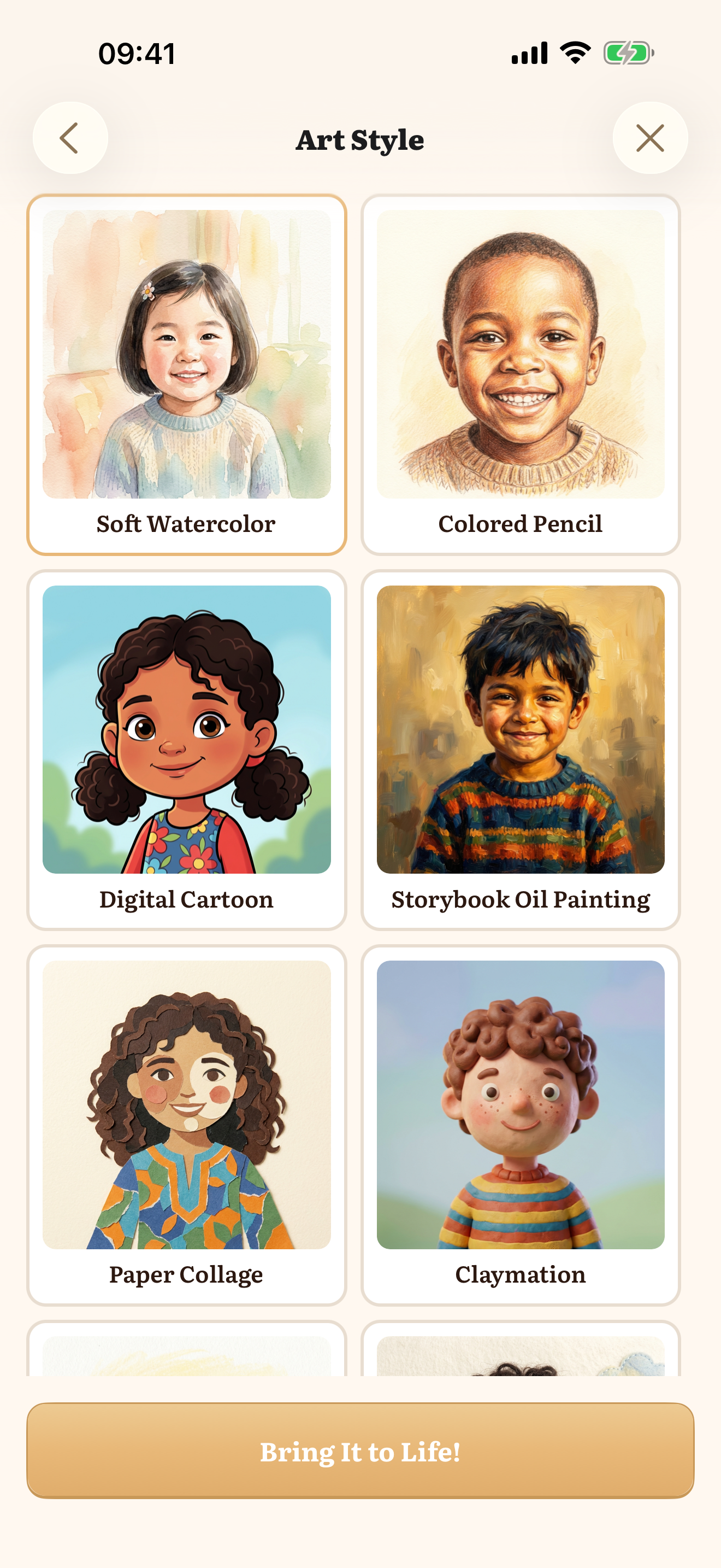 Stories in Multiple Art Styles